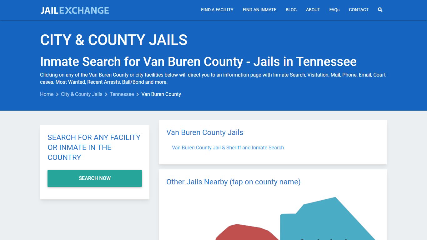 Inmate Search for Van Buren County | Jails in Tennessee - Jail Exchange